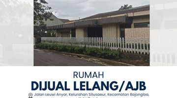 Gambar 1 Akan Dilelang Rumah di Lingkungan Asri Situsaeur Kota Bandung