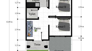 Gambar 2 Rumah Baru Free Desain SHM di Kwaren,klaten