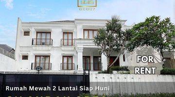 Gambar 1 For Rent Rumah 2 Lantai Area Tenang Ada Pool, Garasi Carport Luas