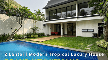 Gambar 1 Rumah 2 Lantai Modern Tropical Lokasi Terbaik Di Kemang Jaksel