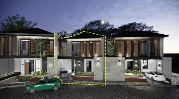 Gambar 1 Jual Rumah 2 Lantai Elegan Dekat Kampus Uii View Merapi