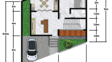 Gambar 2 Dijual Cepat Rumah 2 Lantai Jogja Utara Dekat Kampus Uii Kaliurang Km 10