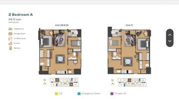 Gambar 2 Apartemen Aerium 3 Kamar Tidur Baru Furnished