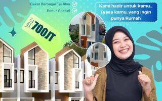 Gambar 1 Dijual Rumah 2 Lantai di Cilangkap Cicilan 6 Jutaan Dekat Lrt