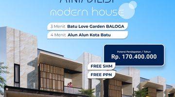 Gambar 1 Rumah minimalis 2 lantai passive income 170 juta kota batu