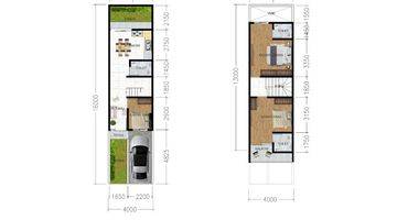 Gambar 1 Rumah 2 Lantai Bebas Banjir di Meruya Jakarta Barat 4x16