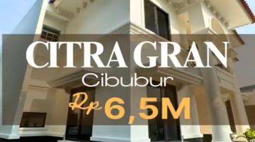 Gambar 1 Dijual Rumah Mewah Siap Huni Citra Grand Cibubur