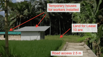 Gambar 3 Unique land in Petulu for rent 5 km from Ubud Palace (beautiful protected view) with private road access