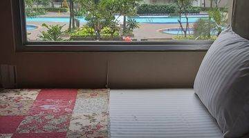 Gambar 5 Sewa Apartemen Green Bay Pluit Tipe 2 BR Renov Jadi 1 BR Full Furnished View Kolam