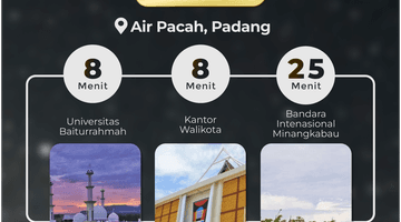 Gambar 5 Rumah Baru Di Air Pacah Padang, Shm, Dekat Perkantoran, Rumah Sakit, Universitasdan Bebas Banjir