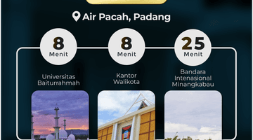 Gambar 5 Rumah Baru Murah Sudah SHM di Air Pacah Bebas Banjir Dekat Kantor Walikota Padang