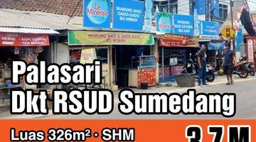 Gambar 1 Rumah Hitung Tanah Depan Rsud Sumedang