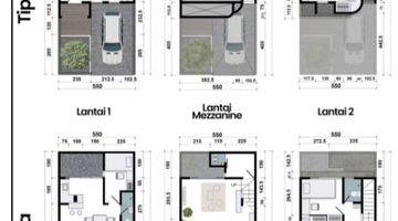 Gambar 3 Rumah Baru Citra2 model Santorini 5,5x15 2,5 Lantai SHM