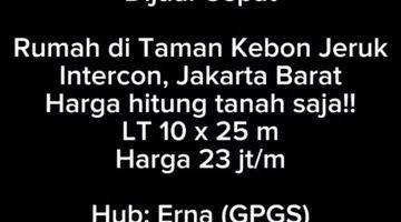 Gambar 4 Rumah Tua di Lokasi Strategis Dalam Kompleks Elit di Intercon Taman Kebon Jeruk Dki Jakarta