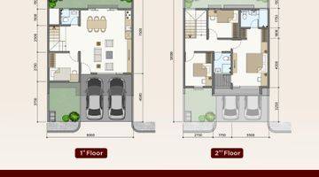 Gambar 3 Cluster Rosewood Garden Avenue Residence Rumah 2 Lantai Dengan Konsep Scandinavian