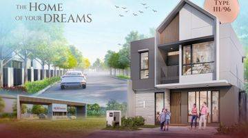 Gambar 2 Cluster Rosewood Garden Avenue Residence Rumah 2 Lantai Dengan Konsep Scandinavian