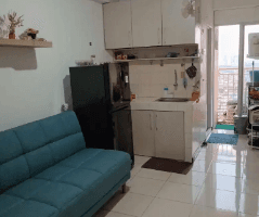 Gambar 1 Apartement Green Palm Residence 2 BR Furnished Bagus Siap Huni