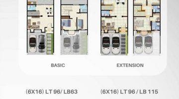 Gambar 2 Rumah Baru 2 Lantai Type Ariel 1 Extention, Uk 6x16m, Luxury Design di Angel Residence Kalideres