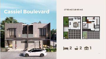 Gambar 1 Rumah Baru 2 Lantai Type Cassiel Boulevard, Modern Minimalis, Di Angel Residence Kalideres