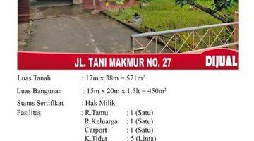 Gambar 1 Di Jual Rumah 1,5 Lantai, Lokasi Jl. Tani Makmur No. 27, Pontianak Indonesia