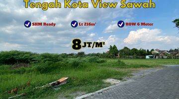 Gambar 1 Tanah Premium Hunian Mewah View Sawah Kota Jogja