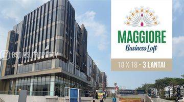 Gambar 1 Baru Ruko Premium Maggiore Business Loft, 3 Lantai + Basement Hadap Jalan, Ruko Paling Hot di Gading Serpong Bsd