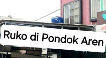 Gambar 1 Dijual Cepat Ruko 2 Lantai Di Pinggir Jalan Pondok Aren