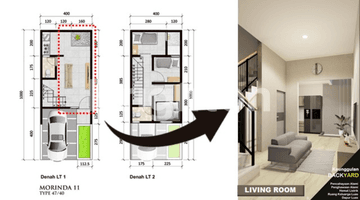 Gambar 3 RUMAH 2 LANTAI MURAH, G-LAND CIWASTRA PARK - MORINDA 11