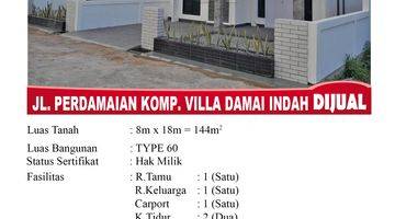 Gambar 1 Jalan Perdamaian Villa Damai Indah Type 60