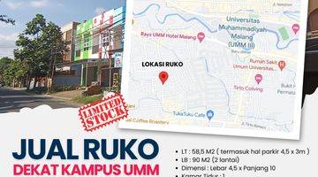 Gambar 2 Ruko 3 Lantai Depan Jalan Raya Lingkungan Kos Dan Sekolah