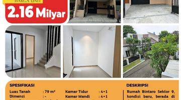 Gambar 5 Rumah Bintaro Sektor 9, Cluster Mertilang, Type B, Tangerang Selatan, 79m², 2 Lt, SHM