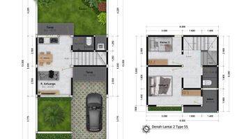 Gambar 2 Rumah Scandinavian 2 Lantai di Tengah Kota Lamongan 