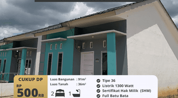 Gambar 1 Rumah Subsidi Dp 500RIBU Kota Palembang Talang Betutu