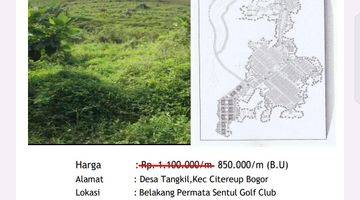 Gambar 1 Butuh Cepat Murah Tanah SHM 100.000 m² Cocok Real Estate Investor Sentul Bogor Jawa Barat 