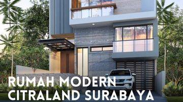 Gambar 1 Dijual Rumah New Gress Minimalis Modern Citraland Utama Depan