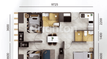 Gambar 4 APARTEMEN SEMI FURNISHED JAKARTA GARDEN CITY JAKARTA TIMUR