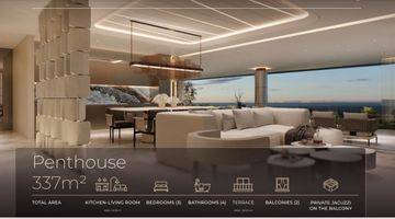 Gambar 1 Ultra Luxury Penthouse Resort Recidence Apartment 3 Kamar Tidur. 