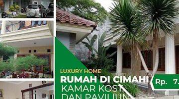 Gambar 1 Rumah Bagus Dan Mewah 2 Lantai Besar Langsung Jadi Juragan Kostan Penuh di Kota Cimahi Bandung 