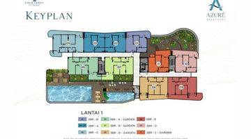 Gambar 3 Apartemen Azzure Hanya 6 Lantai, Lengkap Fasilitas,view Laut. 