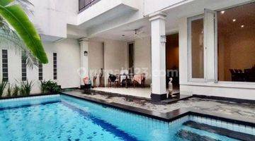 Gambar 1 Rumah Mewah 2 Lantai Harga Murah Furnished Bebas Banjir di Kemang Jakarta Selatan