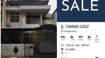 Gambar 1 Dijual Rumah Bagus, Siap Huni 2 Lantai di Taman Golf, Tangerang