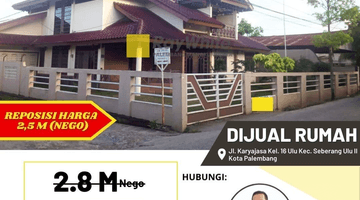 Gambar 1 Rumah  Di Seberang Ulu Palembang