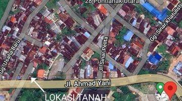 Gambar 2 TANAH KOMERSIAL PINGGIR JALAN RAYA SIAP BANGUN 100 MRTER DARI TUGU KHATULISTIWA PONTIANAK UTARA m² SHM 900 Tanah