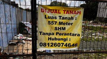 Gambar 2 Tanah Hook Ukuran 557m2 Jalan Swadaya Raya Jaticempaka Pondok Gede