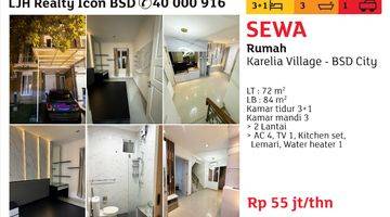 Gambar 1 Sewa Rumah Di Karelia Village Gading Serpong Semi Furnished Rumah Bagus di Karelia Village - Gading Serpong, Gading Serpong Karelia Village