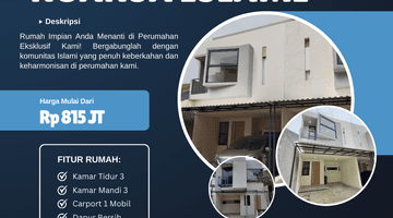 Gambar 1 Rumah Islami Ready Stock Siap Huni Lokasi Premium Dekat Tol SHM