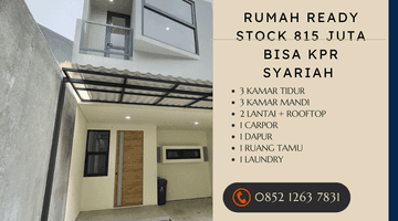 Gambar 2 Rumah Islami di Depok 815 Juta Cash Ready Stock Siap Huni SHM