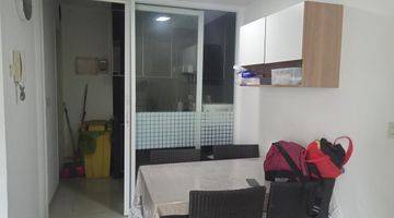 ruang makan apartemen taman rasuna, unit sudah