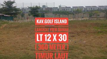 Gambar 1 Kavling Golf Island View Danau Premium View 