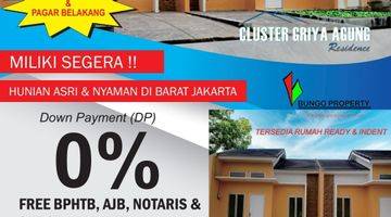 tampak depan griya agung residence rumah dp
